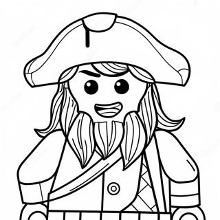 Pagina Da Colorare Del Capitano Pirata Lego 53629-44548