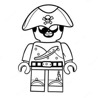 Pagina Da Colorare Del Capitano Pirata Lego 53629-44703