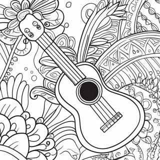 Pagina Da Colorare Di Un Ukulele 53688-44752