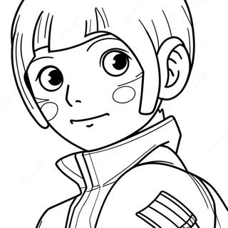 Pagina Da Colorare Di Rock Lee 53778-44820