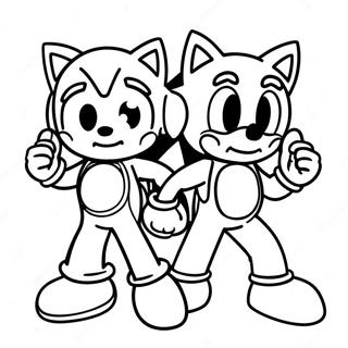 Pagina Da Colorare Di Sonic E Mario 5382-4306