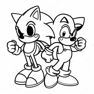 Pagina Da Colorare Di Sonic E Mario 5382-4308