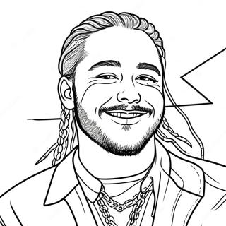 Pagina Da Colorare Di Post Malone 53838-44862