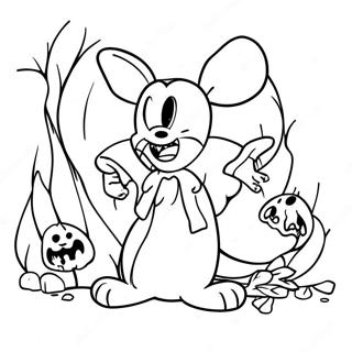 Pagina Da Colorare Dellarte Horror Disney 54119-45083