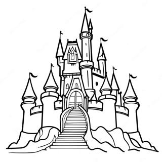 Pagina Da Colorare Del Castello Disney Infestato 54120-45075