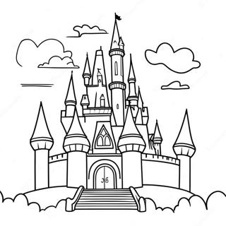 Pagina Da Colorare Del Castello Disney Infestato 54120-45076