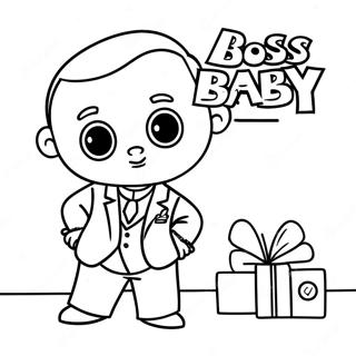 Pagina Da Colorare Di Boss Baby In Giacca 54241-45170