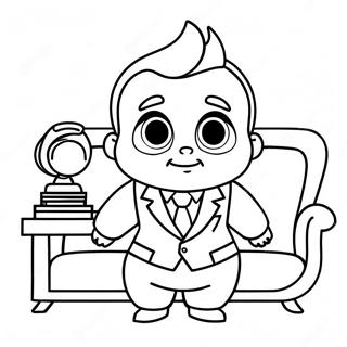 Pagina Da Colorare Di Boss Baby In Giacca 54241-45172