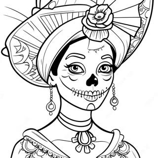 Pagina Da Colorare Di Catrina 54310-45220