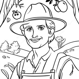 Johnny Appleseed Pagine Da Colorare