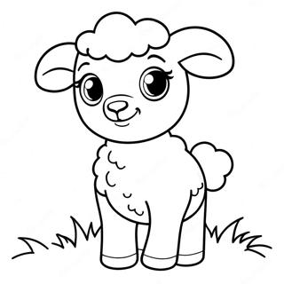 Pagina Da Colorare Del Carino Agnello 54592-45434