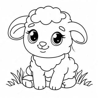 Pagina Da Colorare Del Carino Agnello 54592-45435