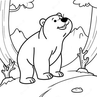 Pagina Da Colorare Dellavventura Di Grizzly Lorso E I Lemmings 54642-45484