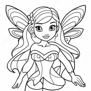 Pagina Da Colorare Di Flora Del Winx Club 54711-45542