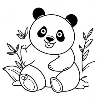 Pagina Da Colorare Del Panda Giocoso Wwf 54742-45564