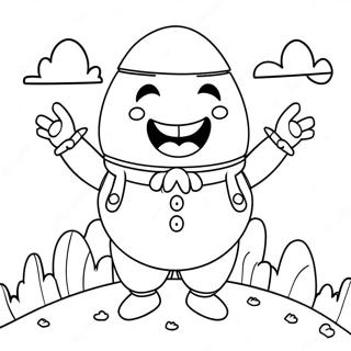 Pagina Da Colorare Di Humpty Dumpty Colorato 54762-45582