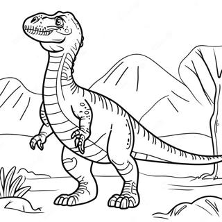 Pagina Da Colorare Di Allosaurus 54971-45743