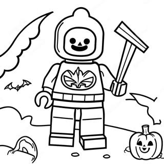 Pagina Da Colorare Di Halloween Lego 55121-45863