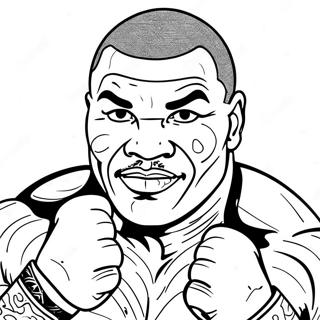 Pagina Da Colorare Di Mike Tyson 55231-45951