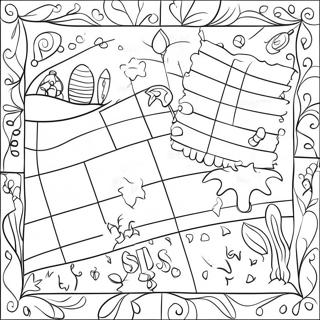 Pagina Da Colorare Del Quilt Per La Scuola Materna 55291-45991