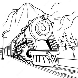 Pagina Da Colorare Del Polar Express 55391-46082