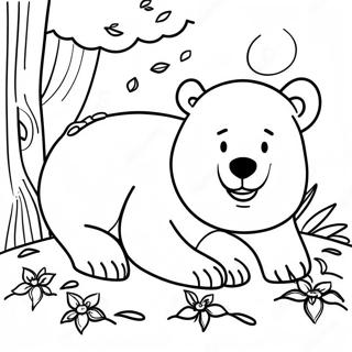 Pagina Da Colorare Di Bear Snores On 55431-46106