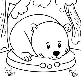 Pagina Da Colorare Di Bear Snores On 55431-46107