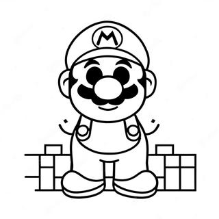 Mario 8 Bit Pagine Da Colorare