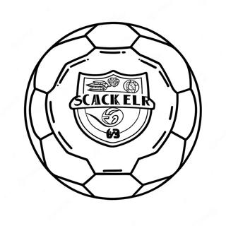 Logo Di Calcio Pagine Da Colorare