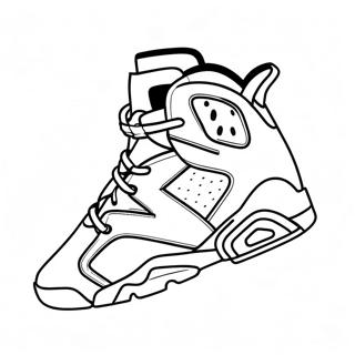 Contorno Jordan 6 Pagine Da Colorare