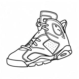 Pagina Da Colorare Con Sneakers Jordan 6 Stilose 55672-46300