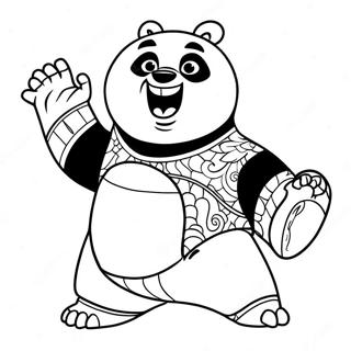 Kung Fu Panda Pagine Da Colorare