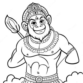 Pagina Da Colorare Di Hanuman 56011-46563