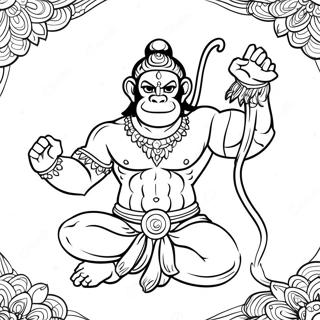 Pagina Da Colorare Di Hanuman 56011-46564