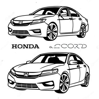 Pagina Da Colorare Della Honda Accord 56051-46599