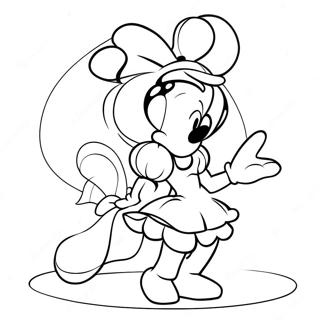 Pagina Da Colorare Della Principessa Minnie Mouse 56261-46766