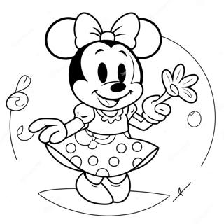 Pagina Da Colorare Della Principessa Minnie Mouse 56261-46767