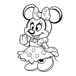 Pagina Da Colorare Della Principessa Minnie Mouse 56261-46768