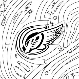 Pagina Da Colorare Del Logo Dei Carolina Hurricanes 56541-46995