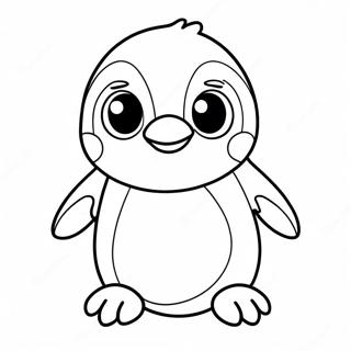 Pagine Da Colorare Del Carino Pinguino Cucciolo 56572-47024