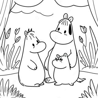 Pagine Da Colorare Dellavventura Della Famiglia Moomin 56622-47062