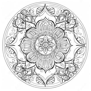 Pagina Da Colorare Del Mandala Spirituale Dellilluminazione 56671-47095