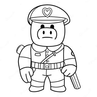 Pagina Da Colorare Del Soldato Roblox Piggy 56721-47138