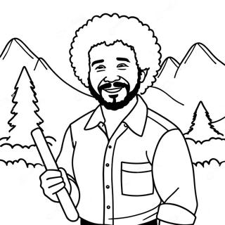 Pagina Da Colorare Di Bob Ross 56931-47303