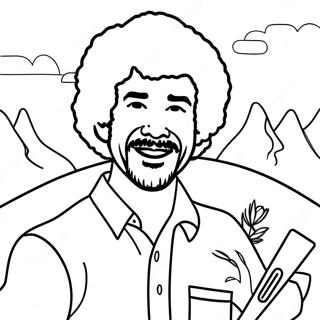 Pagina Da Colorare Di Bob Ross 56931-47304