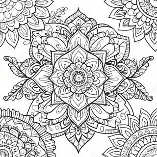 Pagina Da Colorare Mandala Fiore Di Loto 56951-47318