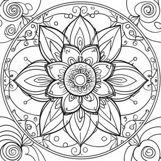 Pagina Da Colorare Mandala Fiore Di Loto 56951-47319