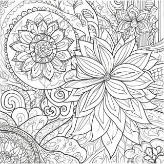 Pagina Da Colorare Fiore Di Loto Intricato 56952-47327