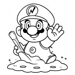 Pagina Da Colorare Ice Mario 56991-47355