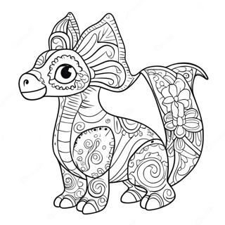 Pagina Da Colorare Degli Alebrijes Di Coco 57132-47536